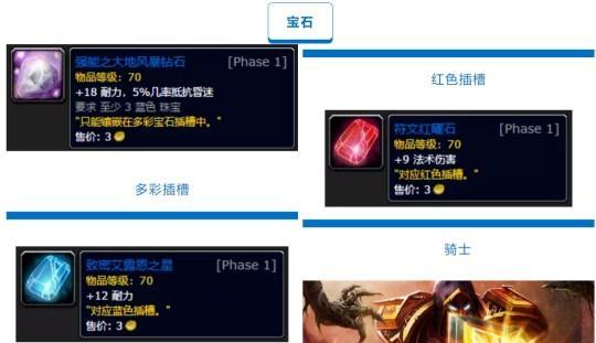 WLK防骑宝石和附魔攻略（游戏中宝石与附魔的详细说明，提高游戏经验）